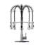 Robinet de cuisine rétractable en nickel brossé-1187437758