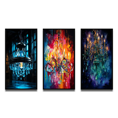 " Chandelier Modern Sophistication " 3 - Pieces