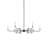 Privateer 6 - Light Wrought Iron Dimmable Classic / Traditional Chandelier