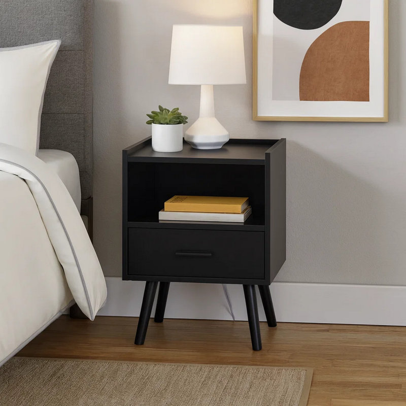 Table de bout Jexa, Noir