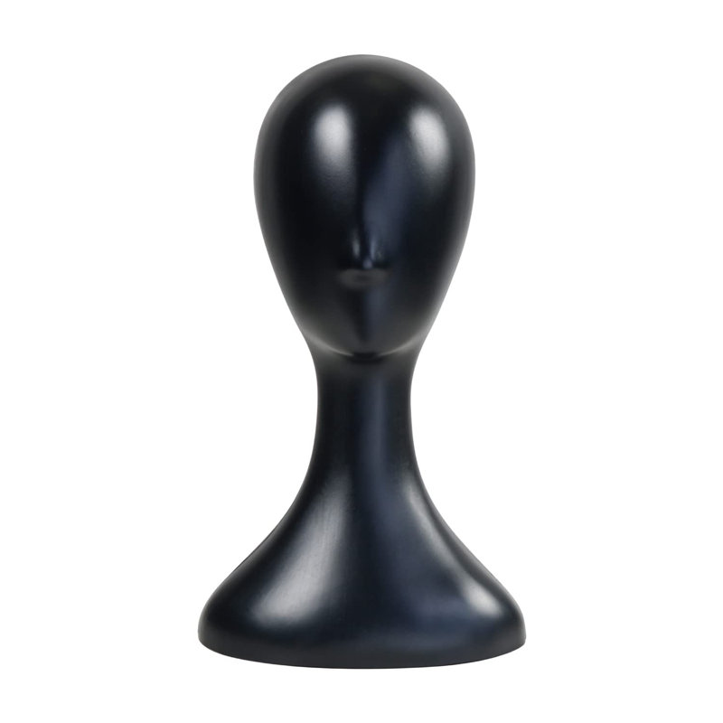 16 Inch Studio Limited Professional Plastic Mannequin Head (Black)