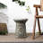 Jayesh Ceramic Accent Stool-12125945