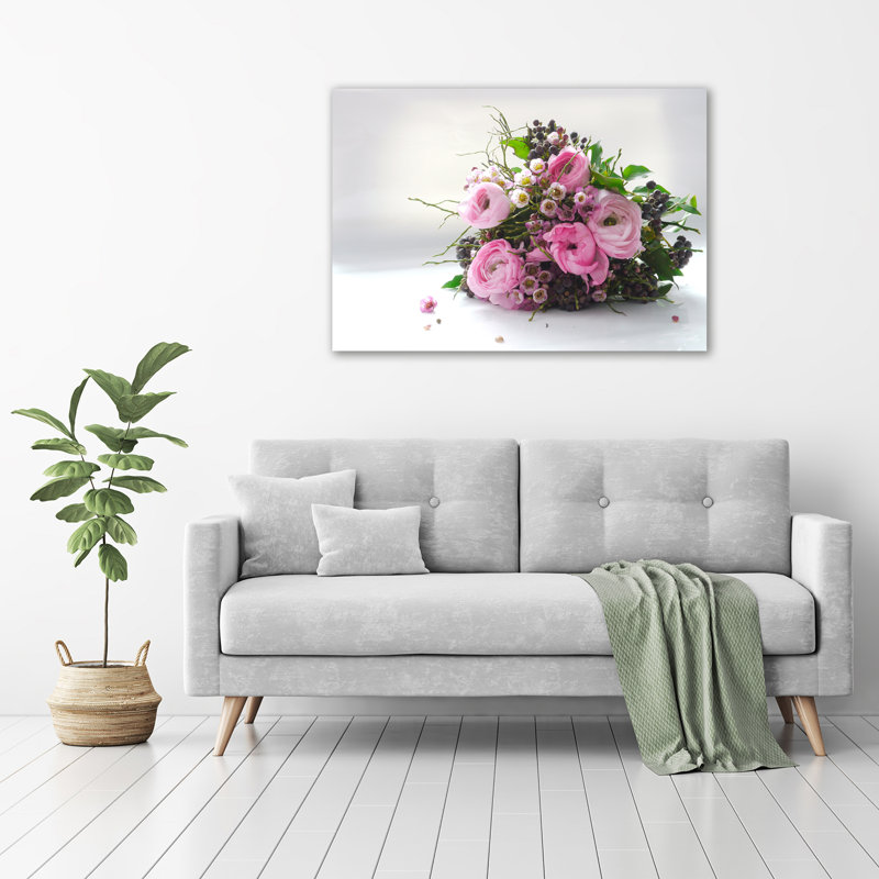 Bouquet Of Roses - Unframed Art Prints on Glass
