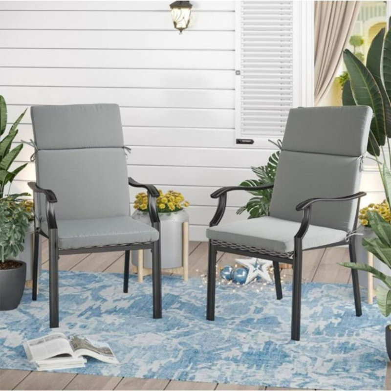Outdoor 3'' Barstool Seat / Back Cushion