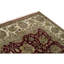 Tapis oriental rouge / beige / blanc en laine tissé à la main 8 pi 10 po x 11 pi 3 po Rectangle