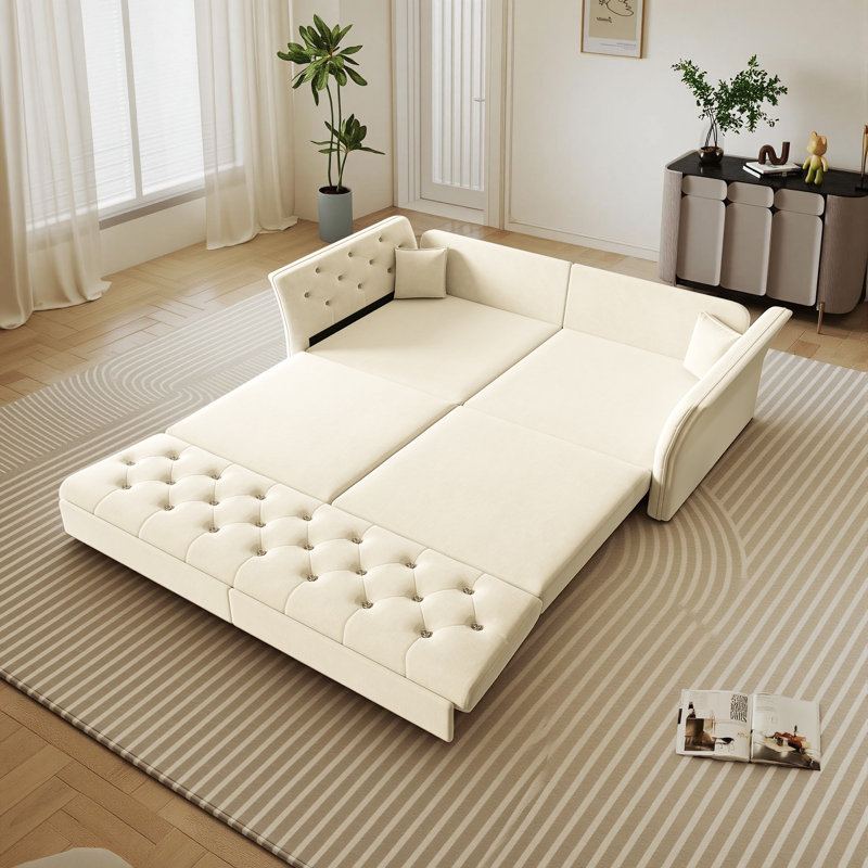 Canapé-lit convertible Modern, Beige