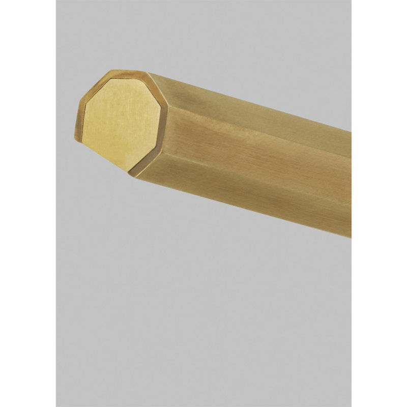 Plural Dimmable LED Wall Mounted Picture Light, Natural Brass