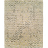 Abstract Area Rug in Beige