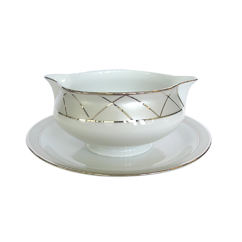 Clair De Lune Porcelain China Gravy Boat