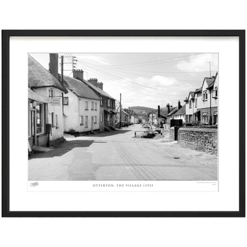 Otterton, The Village C1955 by Francis Frith - Single Picture Frame Print, 60cm H x 80cm W x 2.3cm D