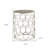 Lidiana Iron Top End Table