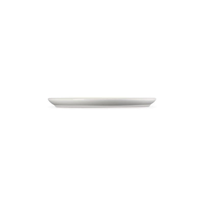 Le Creuset Coupe Side Plate, 22cm, Meringue