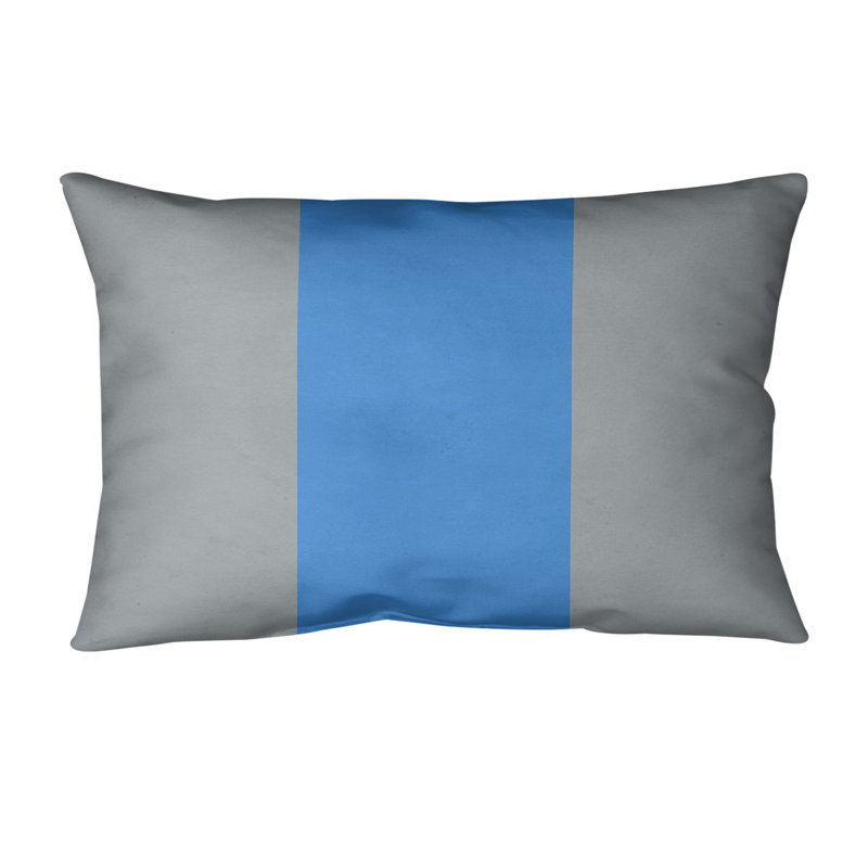 Housse de coussin lombaire Atlanta, Bleu ciel et gris, Tennessee