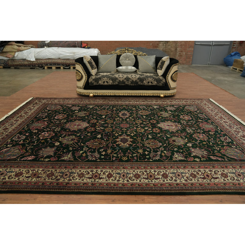 Tapis oriental élégant vert Ziegler 10x14