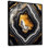 Glam Serenity, agate dorée noire sur toile