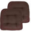 Coussins de chaise d'extérieur de qualité supérieure touffetés de patio, 19 po x 19 po-112653714-111302111