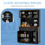 Armoire de rangement 71 po avec huche de cuisine-1246527282