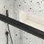 Bypass Shower Door, Sliding Door, With 1/4" Tempered Glass And Matted Black Finish 50-54"X70"