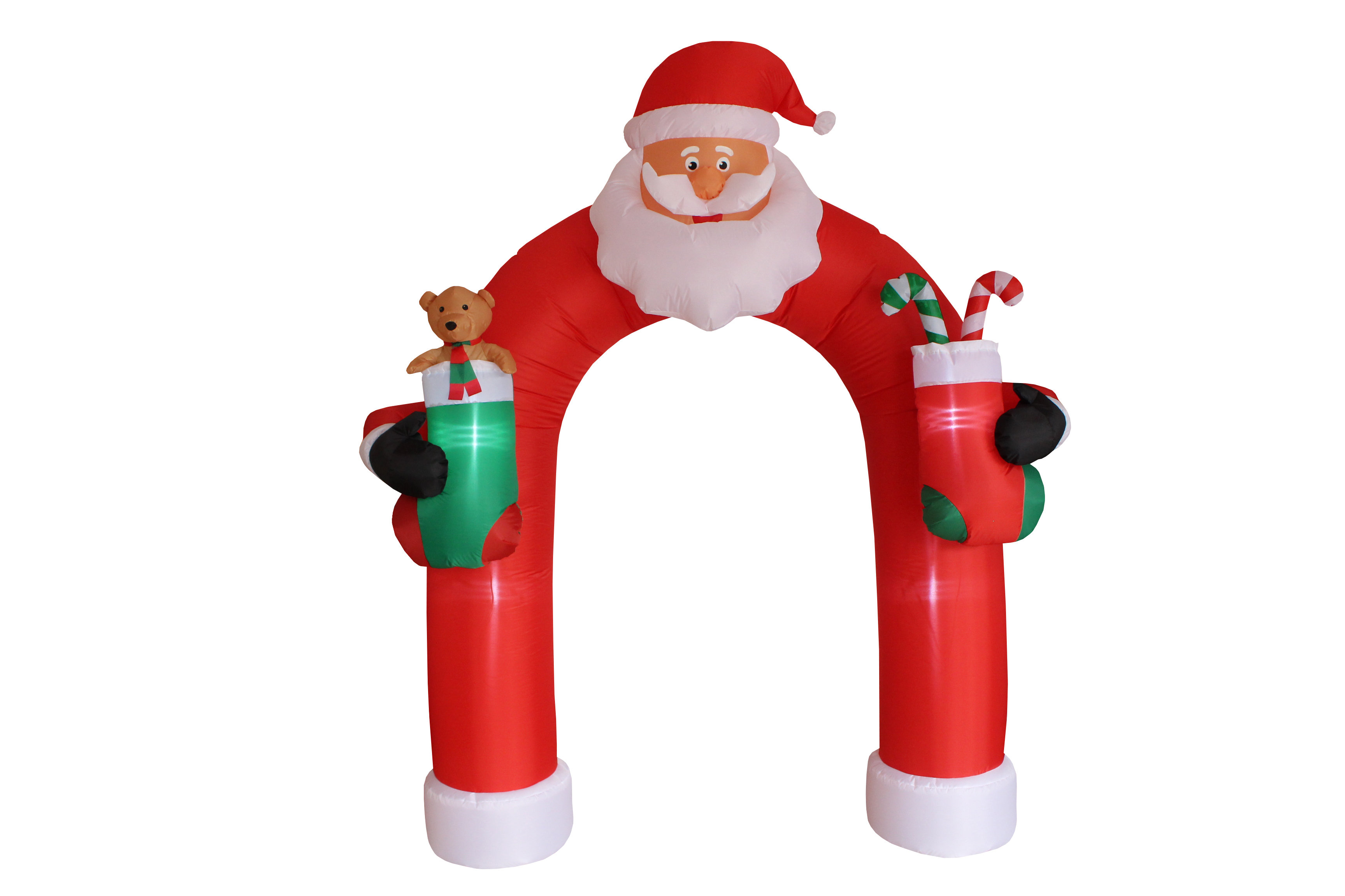 The Holiday Aisle® 9 Foot Tall Merry Christmas Lighted Inflatable