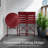 Folding Patio Bistro Set-385481147