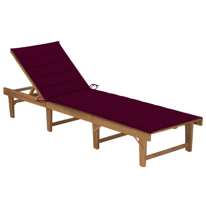 Coussin pour l'extérieur Sun Lounger Wine Red