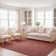 Auckland Hand-Woven Flatweave Jute/Sisal Brown/Rust Area Rug
