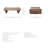 Solid Wood Top Coffee Table