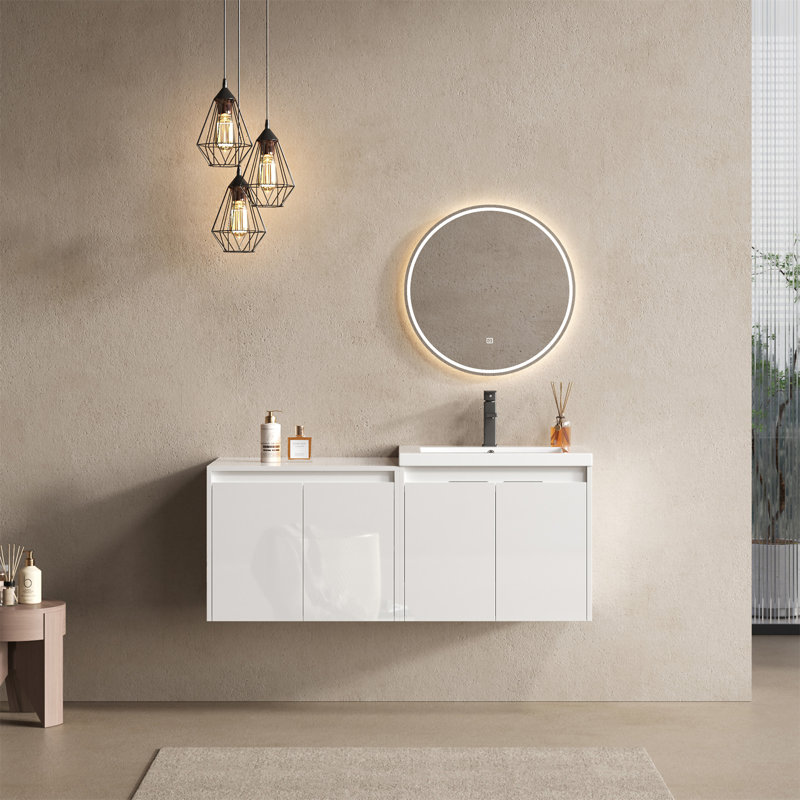 Meuble-lavabo 48 po avec lavabo en résine