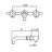 Wall Mounted Optional 2-handle Bathroom Faucet