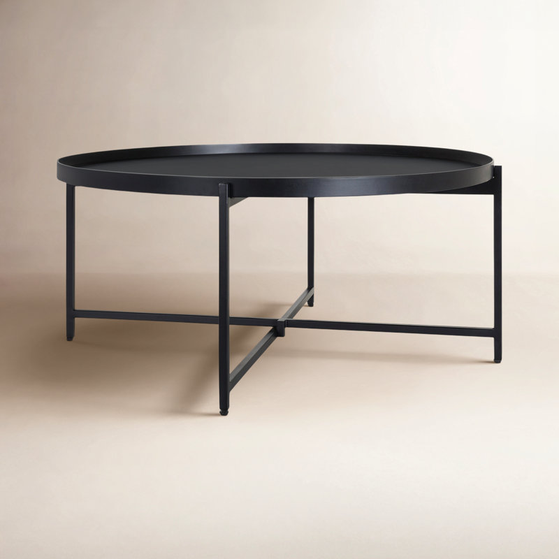 Esma Modern Coffee Table, 14" H x 32" L x 32" W