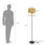 168cm Matte Traditional Floor Lamp