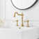 Widespread 2-handle Bathroom Faucet with Drain Assembly