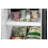 35.75" Side by Side 25.3 cu. ft. Energy Star Refrigerator with Fingerprint Resistant Finish