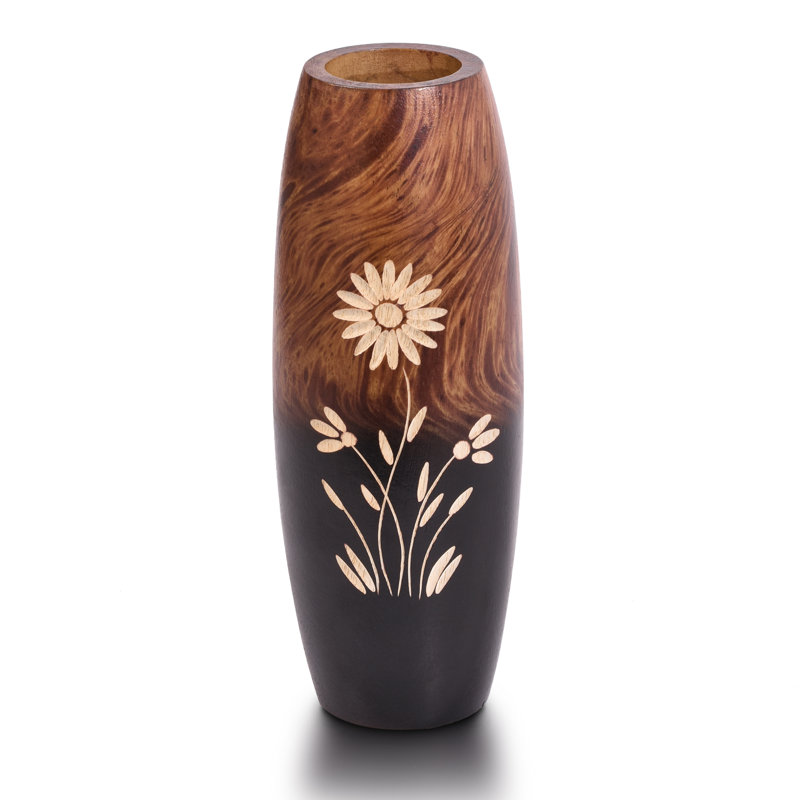 Laquinton Handmade Wood Table Vase