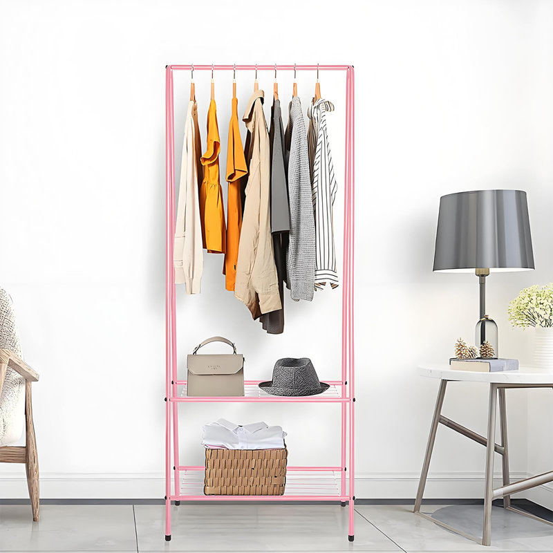 60 cm Clothes Rack, Pink
