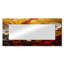 Fleurs sauvages rouges et dorées - Art mural miroir floral - imprimé sur métal-321040019