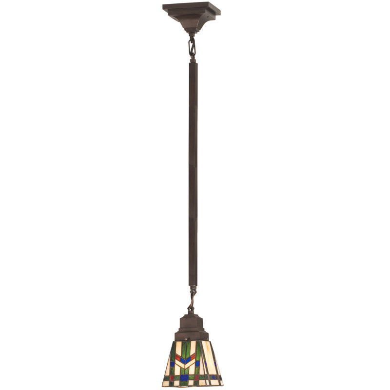 Luminaire suspendu conique à 1 lumière Prairie Wheat, H 41 po x l 5 po x P 5 po