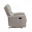 Chaise berçante inclinable en microfibre polie 1pc