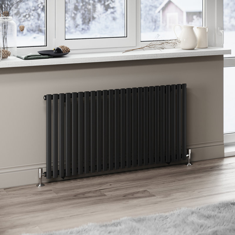 Blau Horizontal Designer Radiator, 60cm H x 124.1cm W x 9cm D