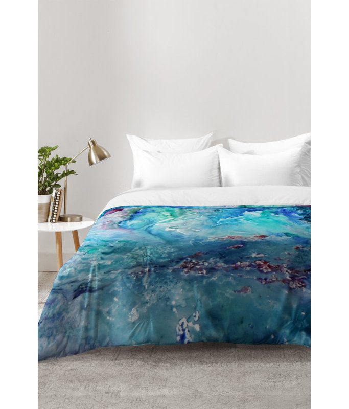 Rosie Brown Modern & Contemporary Polyester Abstract Comforter, Twin XL Comforter + 1 Standard Sham