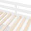 Lit superposé simple avec tiroirs, garde-robe, tablettes de rangement et lit hydraulique, blanc-1132075634
