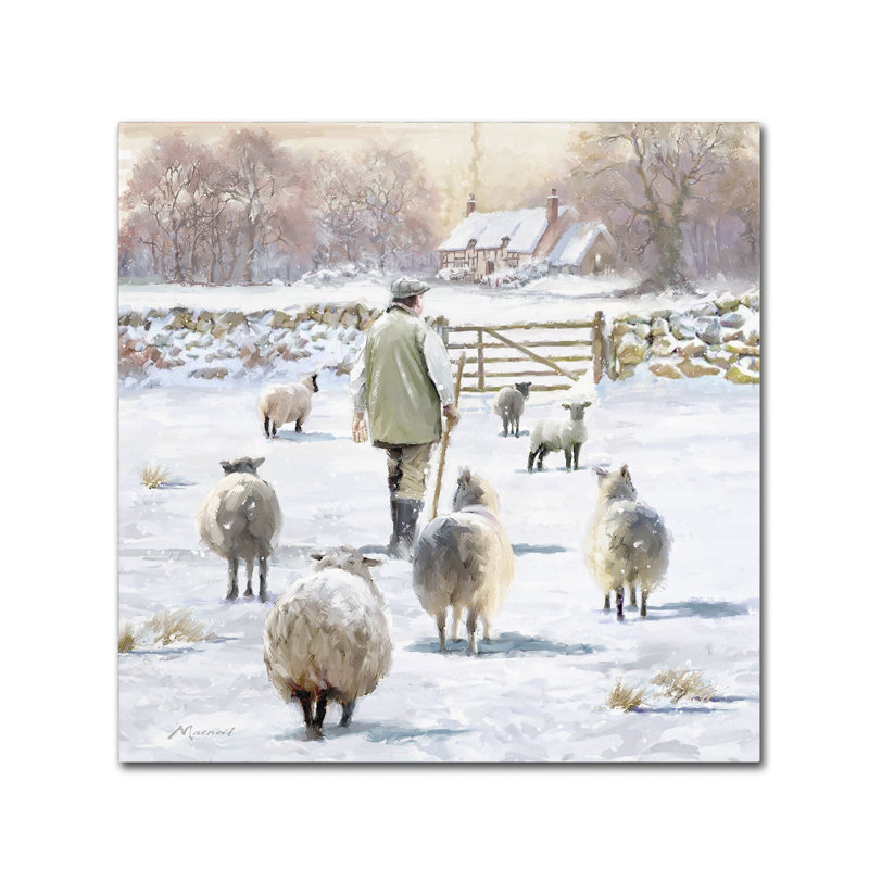 Armand «Shepherd», reproduction sur toile, H 18 po x l 18 po x P 2 po