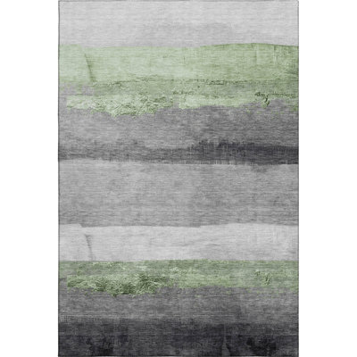 Premium Machine Washable Fairwood AMF1883 Stripes Rug