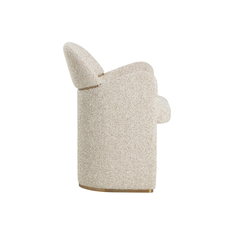 Snowden Upholstered Arm Chair, Noah Ecru