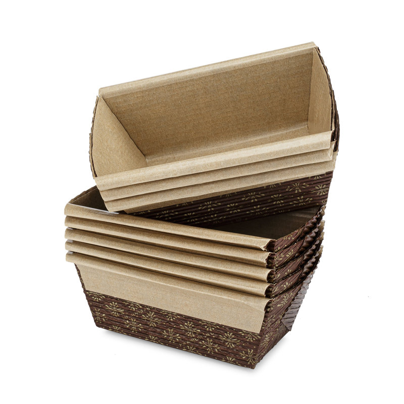 Kitchen Supply Wholesale 2'' x 4'' Non-Stick Paper Mini Loaf Pan