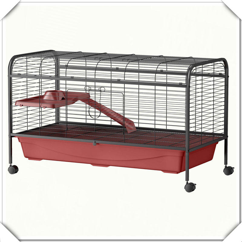 Cage pour petits animaux avec rampe plateforme pour petits animaux