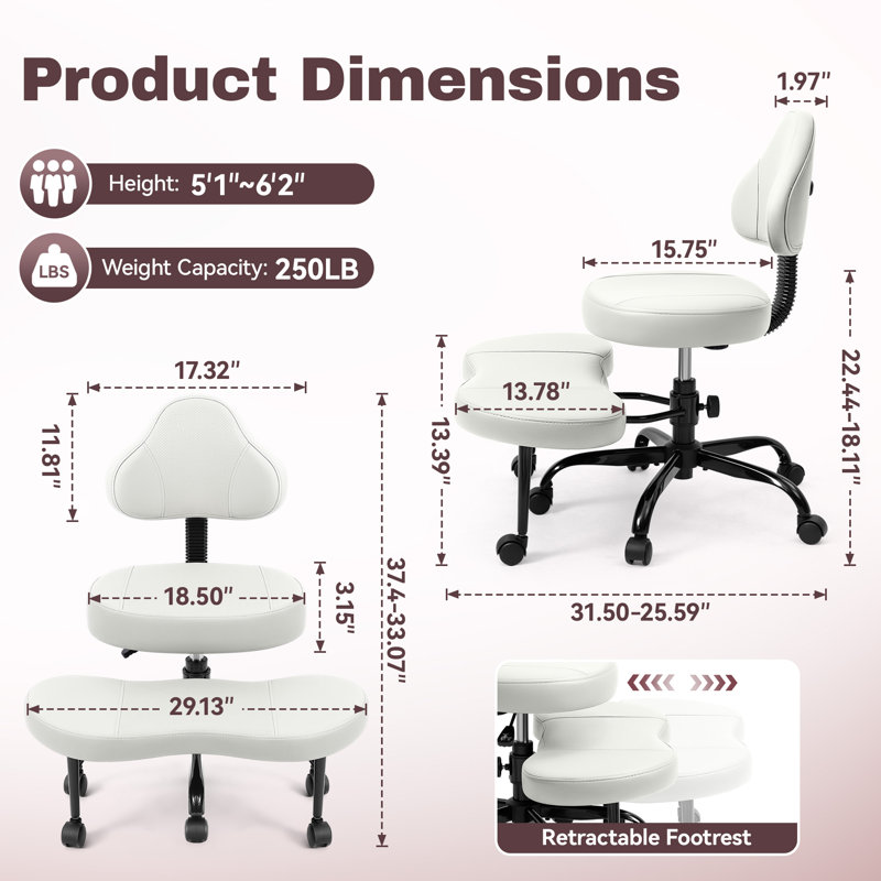 Fauteuil Criss, Blanc