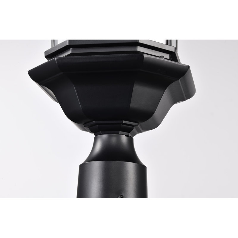 Tête de lanterne câblée 1 lumière Caliya, H 18,50 po x l 7,38 po x P 7,38 po