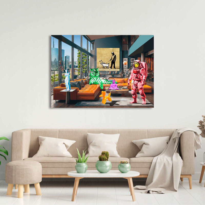 Wrapped Canvas Print: Gerard Madau, Surrealofts: Milan, 70cm H x 100cm W