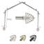 Tringle à rideaux simple ajustable 0,81 po Jaylene-71750635-3490470